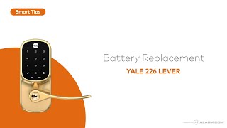 Battery Replacement for the Yale 226 Lever [upl. by Areit]