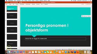 Sfi kurs B kurs C personliga pronomen objektsform grammatik [upl. by Susanna]