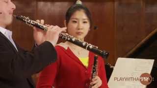 Oboe lessons with Leleux Strauss Oboe Concerto [upl. by Ulphia881]