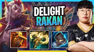 LEARN HOW TO PLAY RAKAN SUPPORT LIKE A PRO  HLE Delight Plays Rakan Support vs Lux Season 2023 [upl. by Ahsea]