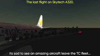 Flying on Thomas Cooks Last Skytech A320 [upl. by Latonia691]