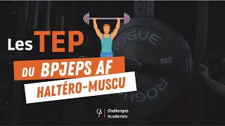 Tout savoir sur les TEP BPJEPS AF HaltéroMuscu ✅  Luc Léger Squat tractions développécouché [upl. by Pegma]