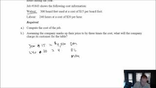 MA Module 3 Video 2 Predetermined Overhead Rate Problem 32A [upl. by Erialc]