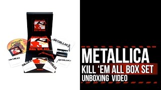 Metallica Kill Em All Deluxe Box Set Unboxing With Narration [upl. by Ahter]