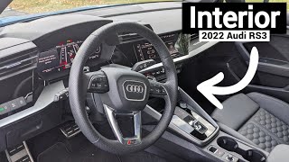 2022 Audi RS3 Interior  Detailed Walkthrough [upl. by Cavanagh871]