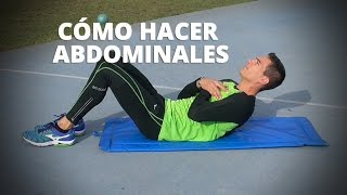 Cómo hacer abdominales de la manera correcta [upl. by Macmullin]