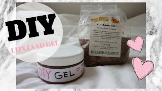 DIY  LIJNZAAD GEL VOOR KRULLEN 😍  By Alyssarxs [upl. by Sialac]