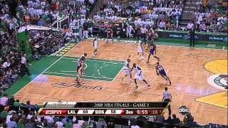 2008 NBA Finals  Los Angeles vs Boston  Game 1 Best Plays [upl. by Franzen]