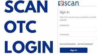 otcscanhealthplancom Scan OTC Login Sign in Catalog ⏬👇 [upl. by Ainorev]