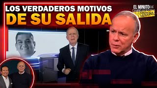 Ciro Gómez Leyva revela por qué sale del NOTICIERO nocturno de Imagen Televisión  El Minuto [upl. by Kashden]