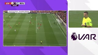 Liverpool vs Bournemouth 30 Antoine Semenyo Goal Disallowed All Goals and Extended Highlights [upl. by Nylac991]