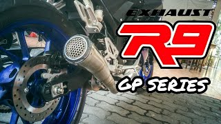 Pure Sound Of Yamaha R15 V3  R9 GPXSS Fullsystem Exhaust [upl. by Anos]