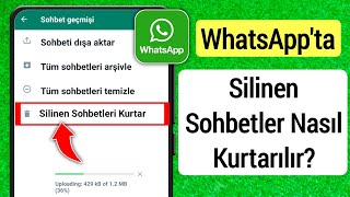 Whatsapp silinen mesajları geri getirme  Whatsappda Silinen Mesajları Geri Getirme Nasıl Yapılır [upl. by Tandie]