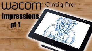 Wacom Cintiq Pro 16 Unboxing  First Impressions Pt 1 [upl. by Nonnerb856]