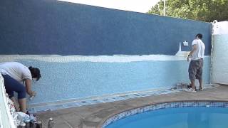 Como decorar tu piscina con un mural [upl. by Flannery]