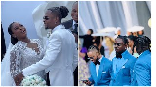 POCO LEEZLTANOTHERS ATTEND YHEMOLEE AND TAYOS CHURCH WEDDING IN LAGOS [upl. by Henig]