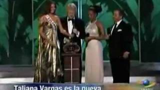 MENCION ESPECIAL TALIANA VARGAS 1ER RUNNEP UP MISS UNIVERSO 2008 PARTE 6 [upl. by Eatnohs]