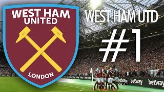 FIFA 17 West Ham United Kariyer Modu 1  Transfer Operasyonu [upl. by Nannie]