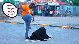 Muslim Lady HARRASED For PRAYING In Public What Happened Next is Shocking Emotional [upl. by Tamqrah230]