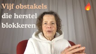 Hindernissen voor herstel [upl. by Eckel6]