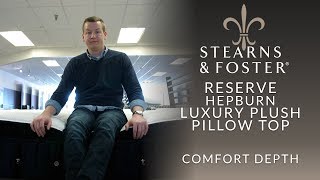 Stearns amp Foster Reserve Hepburn Luxury Plush Pillow Top Mattress Comfort Depth 1 [upl. by Brightman]