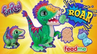 FurReal Munchin Rex Dinosaur Toy Interactive [upl. by Ellierim]