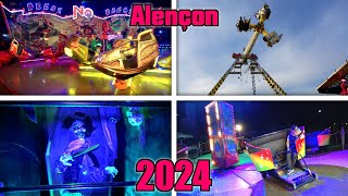 ☃️ ALENÇON  La MEILLEURE fête foraine dhiver  6 nouveautés  100 ATTRACTIONS [upl. by Hoi465]