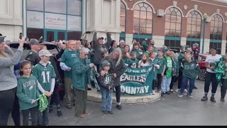 Altoona Mirror Hosts Eagles Fans [upl. by Raama]