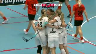 Highlights Svenska Superligan Dam Ã…kersberga IBF  IBK Lund [upl. by Ettevey650]