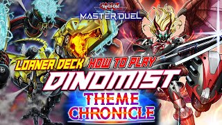 MASTER DUEL  LOANER DECK THEME CHRONICLE HOW TO PLAY  COMBO DINOMIST LOANER DECK EVENT [upl. by Jaella387]