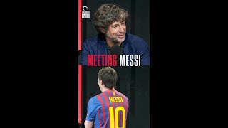 Albertini Meeting Messi  Legend recognizes legend or do they 😂  shorts [upl. by Neehcas]