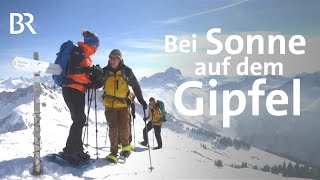 Wandern amp Bergsteigen im Winter Auf Schneeschuhen durchs Kleinwalsertal  BergaufBergab  BR [upl. by Aissenav]