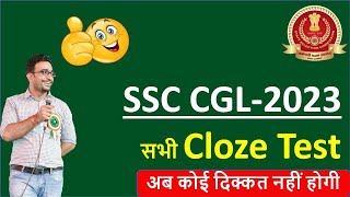 Cloze Tests asked in SSC CGL 2023  Cloze Test tricks [upl. by Niehaus]