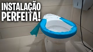 APRENDA NO PASSO A PASSO A COMO INSTALAR VASO SANITÁRIO DE UMA MANEIRA SIMPLES [upl. by Nothgierc]