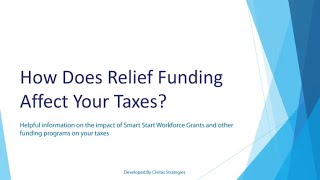 Tax Implications of Grant Funding [upl. by Stover888]