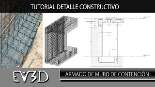 TUTORIAL ARMADO DE MUROS DE CONTENCION [upl. by Charlie]