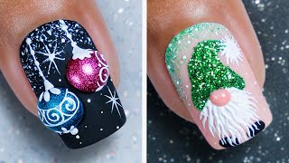 New Christmas Nail Art Ideas 2023  Best Compilation For Short Nails [upl. by Barbabra320]