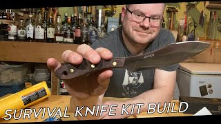 Classic survival knife Grohmann No 4 kit build [upl. by Lindahl517]