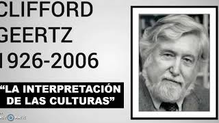 Clifford Geertz La interpretación de las culturas [upl. by Brosy]