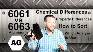 6061 vs 6063 AluminumHow to Sort Chemical Differences Property Differences Which Analyzer to Use [upl. by Vincenta]