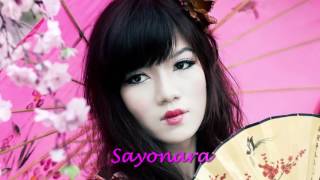 Sayonara Japanese Goodbye  1957   Lyrics [upl. by Ylirama]