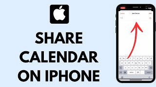 How to Share A Calendar on iPhone EASY [upl. by Eserehs319]