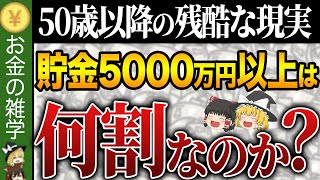 【昭和51年以前生まれ必見】やっぱり死ぬ時が一番お金持ちだった…70歳以上で貯蓄が5000万円以上は〇〇％！ [upl. by Gabe]