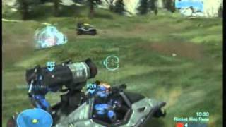 Halo Reach Rocket Hog Race GameplayLive Commentary [upl. by Eek896]