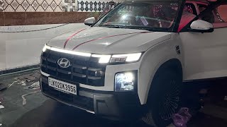 Fully convert creta base model to top with oem acessories by quickway modifications jammu [upl. by Ecinue665]