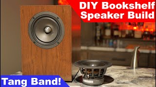 DIY Full Range Bookshelf Speaker Build Guide With Tang Band Drivers  How To Build Your Own Speakers [upl. by Airdnua]