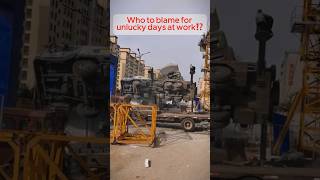 Who to blame for unlucky days at work⁉️ adamrose funny construction constructioncomedy [upl. by Neit505]