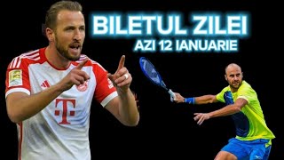 Biletul zilei la pariuri azi 12 Ianuarie 2024 Ponturi din EUROLIGA BUNDESLIGA SI TENIS [upl. by Burnsed299]