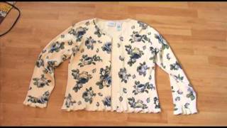 Turn a Shirt into a Cardigan [upl. by Chaney]