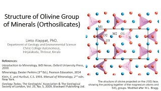 Structure of Olivine Group of Minerals [upl. by Siramay]